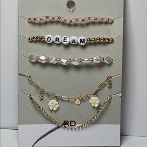 Set of four bracelets